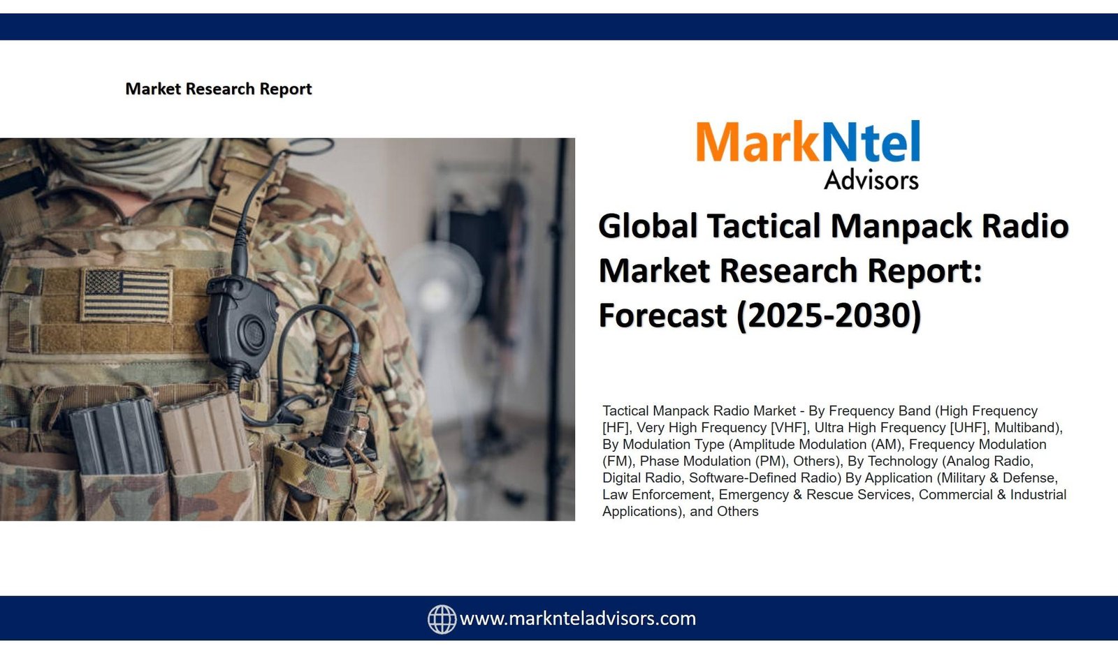 Tactical Manpack Radio Market Trends & Insights, 5.1% CAGR to...
